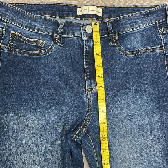 Gap 1969 Easy Leggings Denim Jeans Mid Rise Ankle Size 12 Regular / 31R - Picture 9 of 15